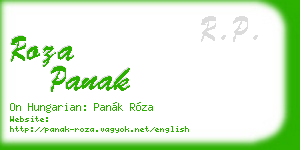 roza panak business card